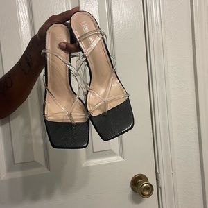 Hot tomato stiletto heels